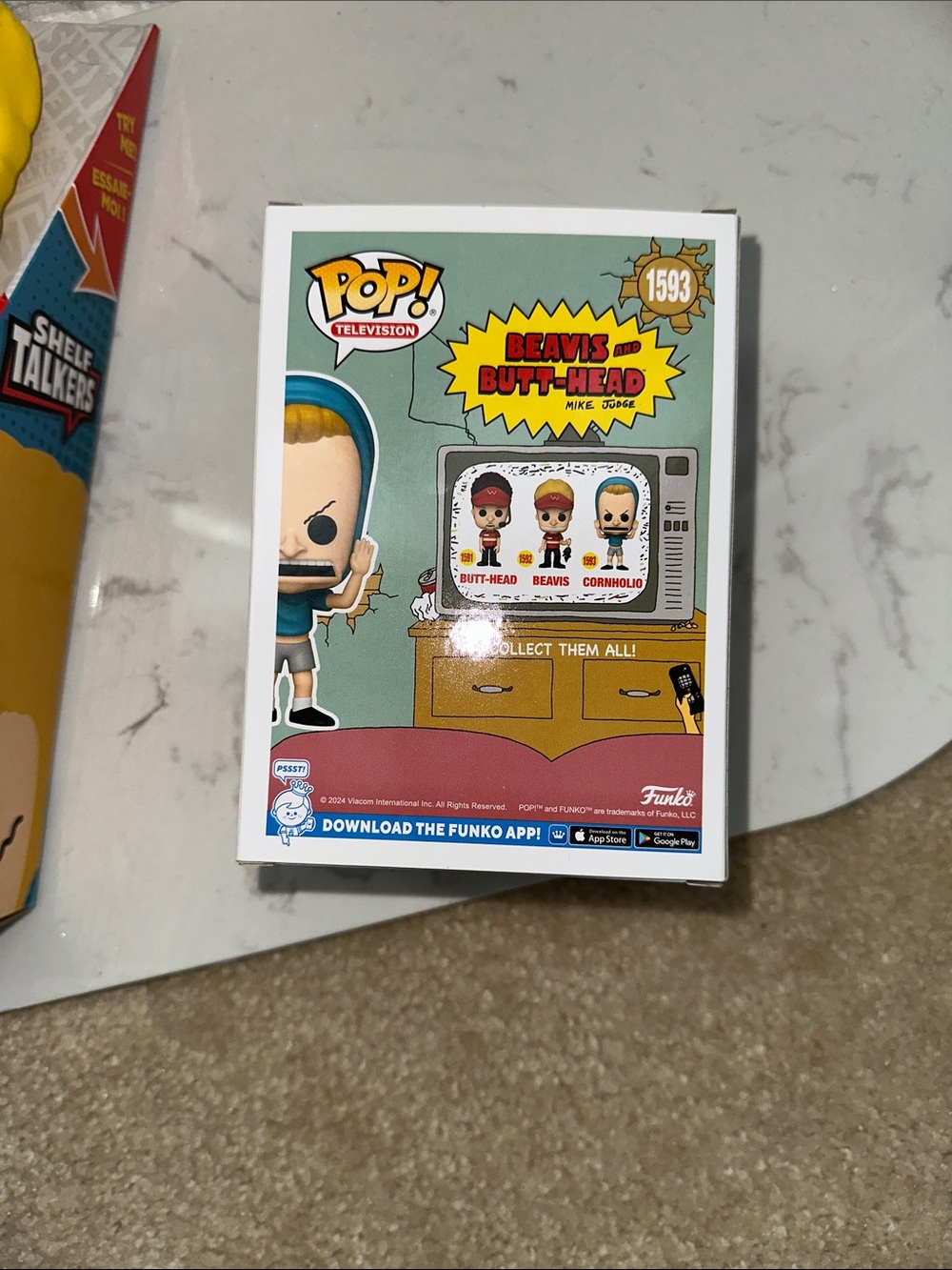 Funko Beavis & Cornholio Duo - Blue Outfit, Yellow Hair - Picture 4 of 5